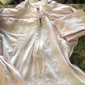 Baby pink Lululemon long sleeve